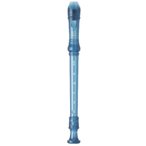 Flauta dulce soprano Yamaha YRS-20B - color azul - digitación barroca
