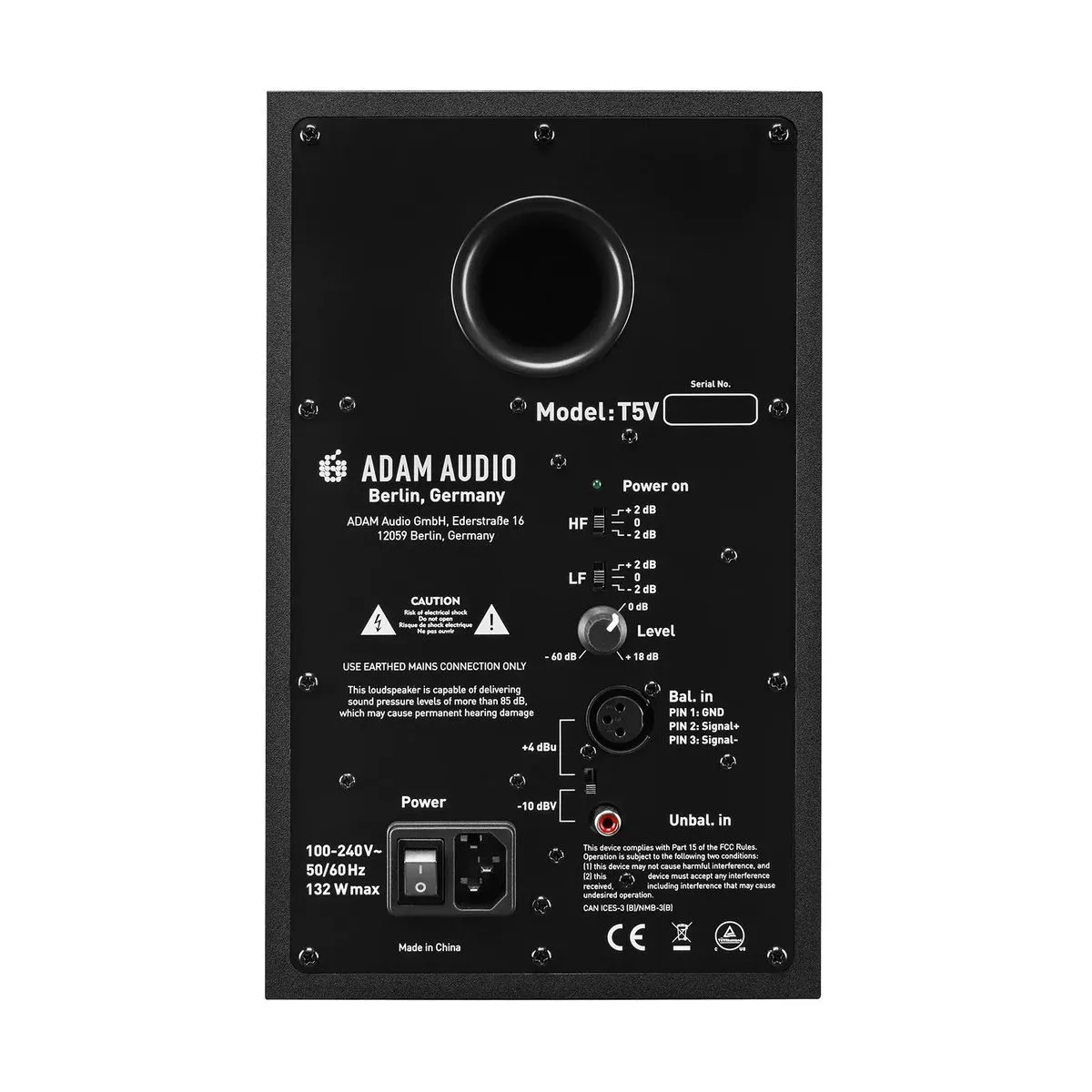 Monitor estudio activo ADAM Audio T5V 5" 70 W RMS - Imagen 3