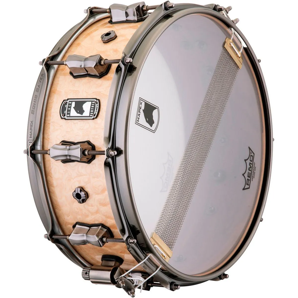 Caja de batería Mapex BPNMW4550LXN Black Panther Pegasus de 14 x 5.5 pulgadas - Imagen 3