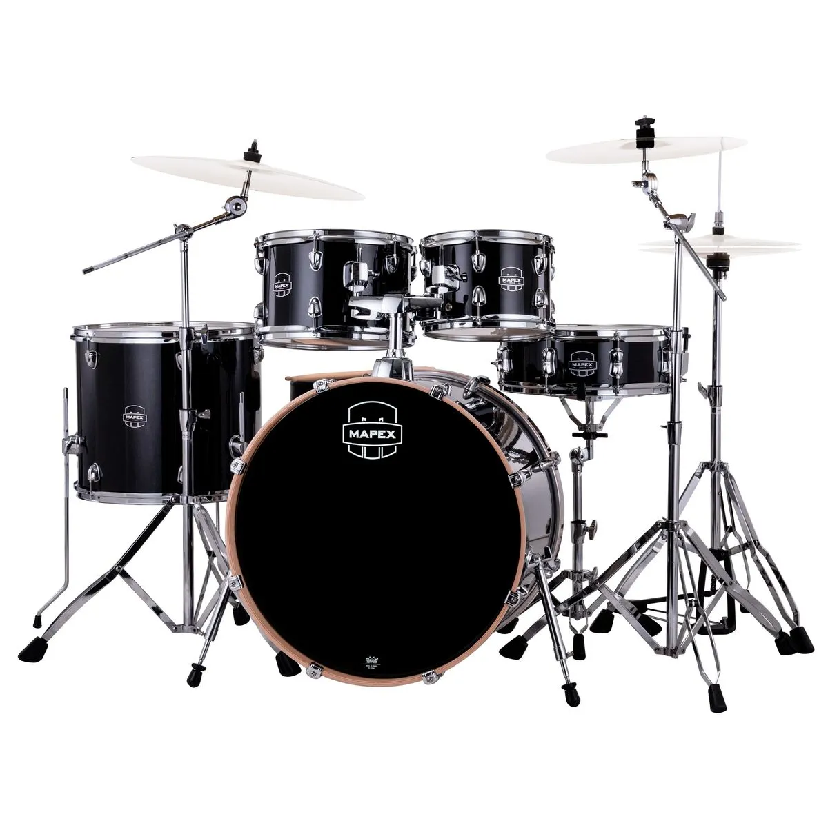 Batería acústica Mapex Serie Venus VE5295FTVH - Black Galaxy Sparkle - Imagen 3