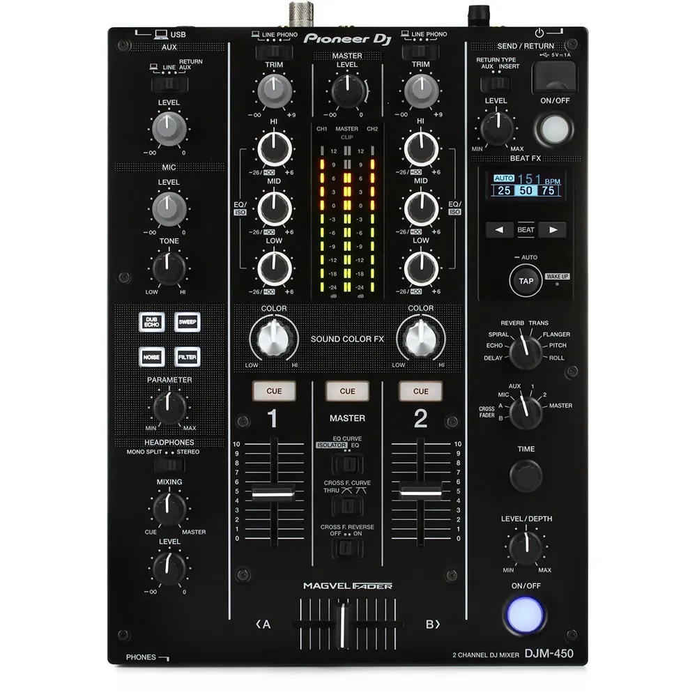 Mixer Con Interfaz Pioneer DJ DJM-450